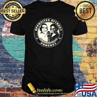 Opposites Attract Podcast Color Logo Shirt