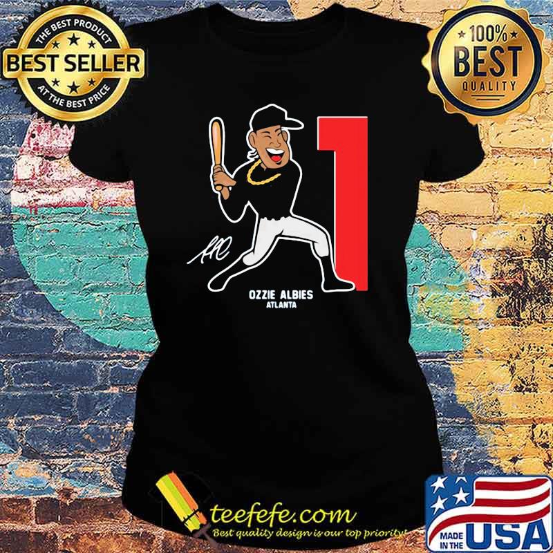 Ozzie Albies Toon Stars Signature Shirt Ladies tee Ozzie Albies Toon Stars Signature Shirt Ladies tee