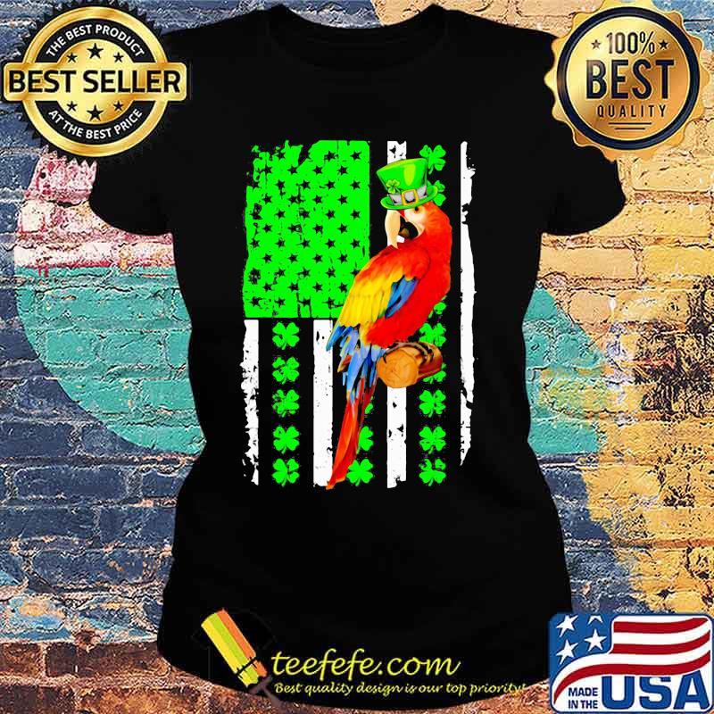 Parrot Art Irish Shirt Ladies tee Parrot Art Irish Shirt Ladies tee