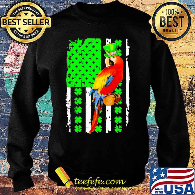 Parrot Art Irish Shirt Sweater Parrot Art Irish Shirt Sweater