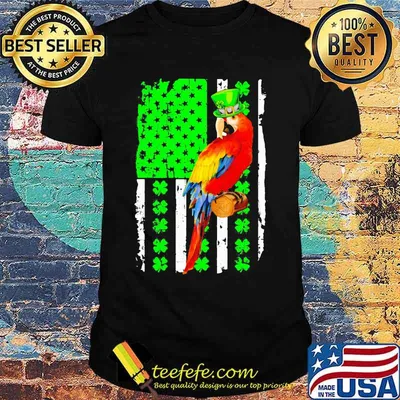 Parrot Art Irish Shirt