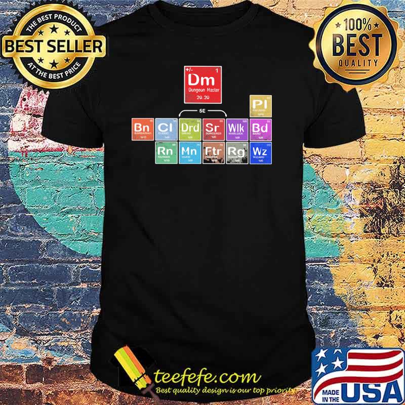 Periodic Table of DnD Shirt