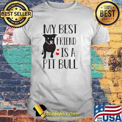 Pitbull My Best Friend Is A Pit Bull shirt
