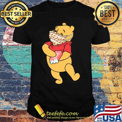 Pooh Wear Mask Corona Virus Shirt
