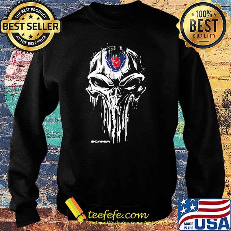 Punisher With Scania Logo Shirt Sweater Punisher With Scania Logo Shirt Sweater