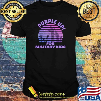 Purple Up For Military Kids Vintage shirt