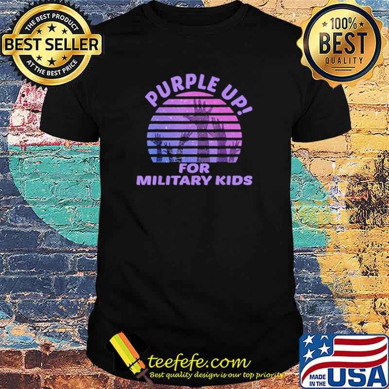 Purple Up For Military Kids Vintage shirt