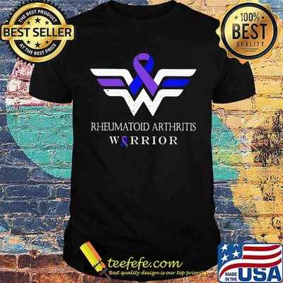 Rheumatoid Arthritis Warrior Wonder Woman Logo Shirt