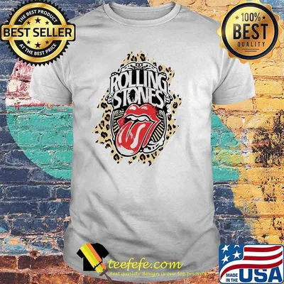 Rolling Stones Lip Logo Leopard Shirt