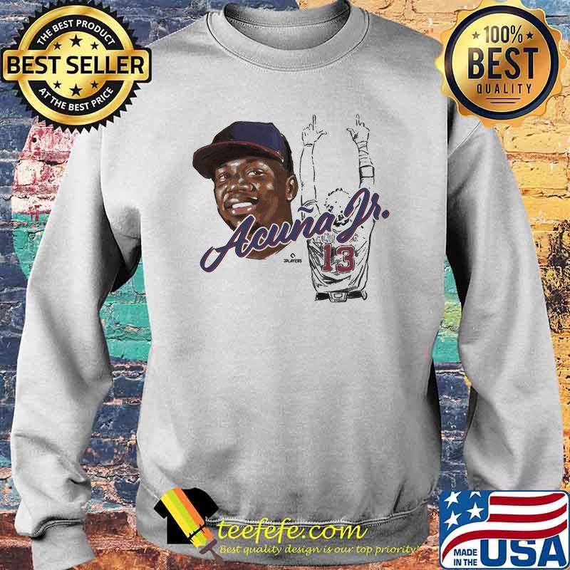Ronald Acuña Jr. Silhouette Shirt Sweater Ronald Acuña Jr. Silhouette Shirt Sweater