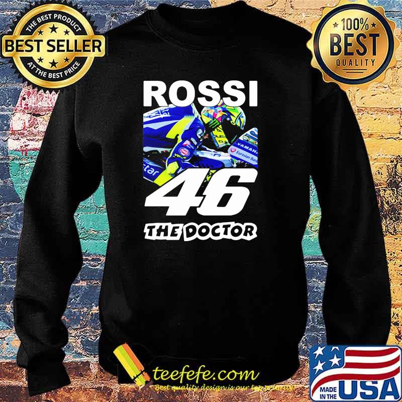 Rossi The Doctor 46 King Of The Mountain World Champion Motorcycle Shirt Sweater Rossi The Doctor 46 King Of The Mountain World Champion Motorcycle Shirt Sweater