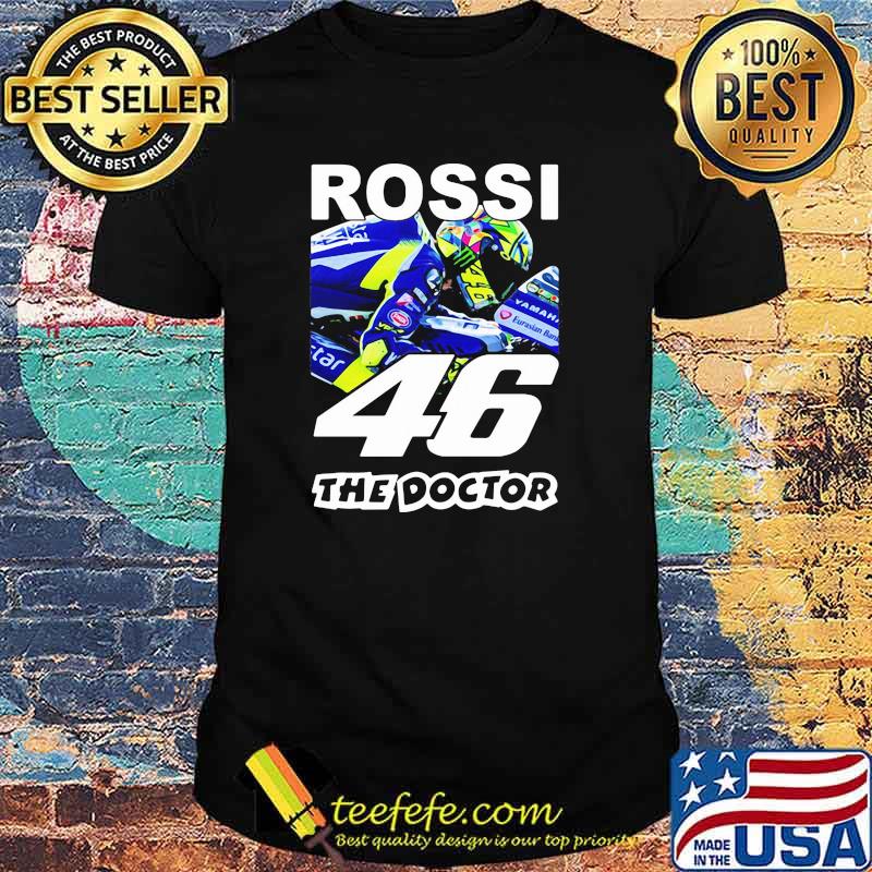 Rossi The Doctor 46 King Of The Mountain World Champion Motorcycle Shirt