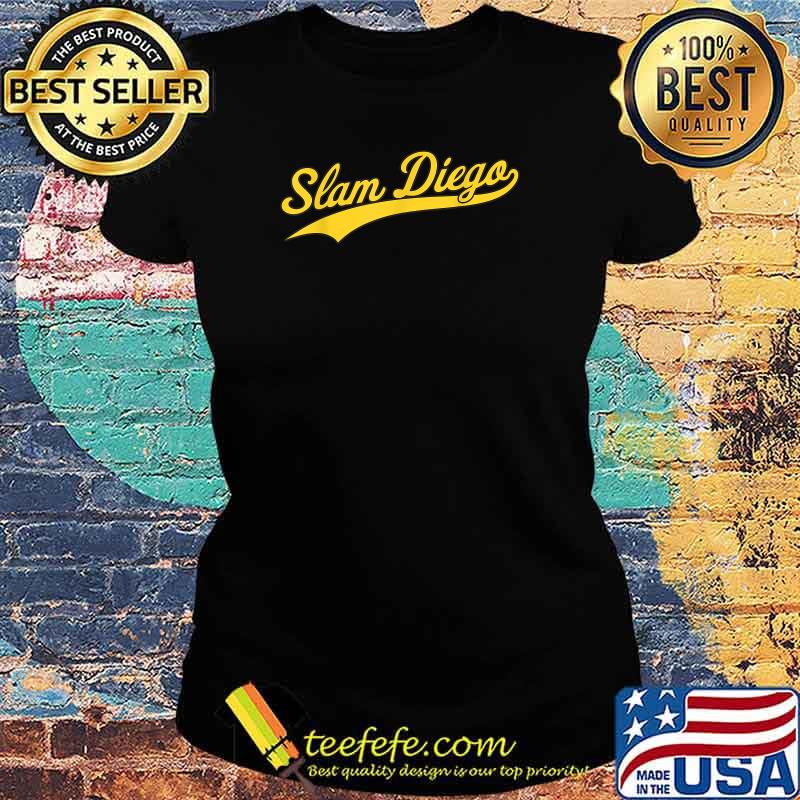 San Diego SD Slam Diego Script Shirt Ladies tee San Diego SD Slam Diego Script Shirt Ladies tee