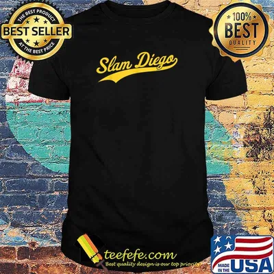 San Diego SD Slam Diego Script Shirt