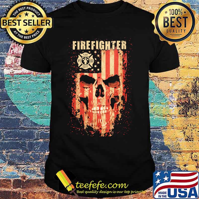 Sarcastic Firefighter Skull Shirt