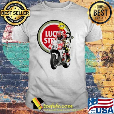 Schwantz Team Lucky Strike King Of The Mountain Motorcycle Shirt