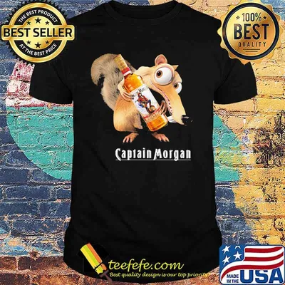 Scrat Do Chris Wedge Holding Captain Morgan Logo Shirt