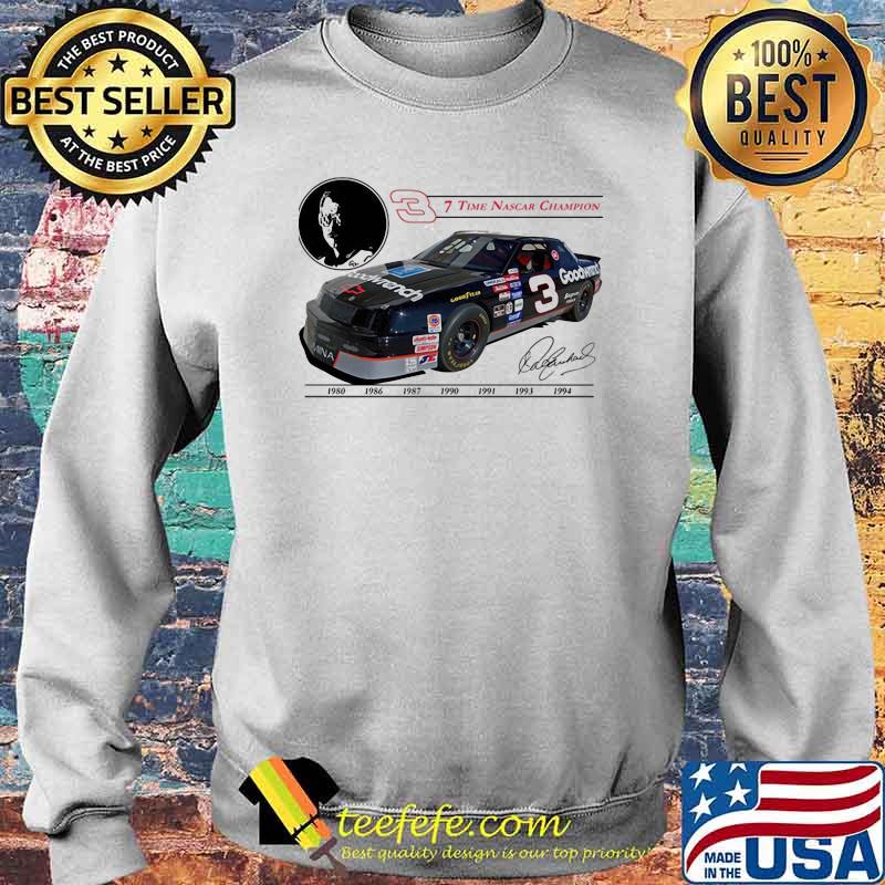 Seven Time Nascar Champion Goodwrench Signature Shirt Sweater Seven Time Nascar Champion Goodwrench Signature Shirt Sweater