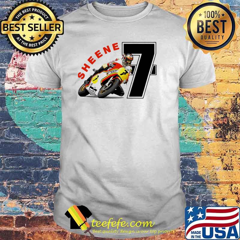 Sheene World Champion King Of The Mountain Motorcycle Shirt