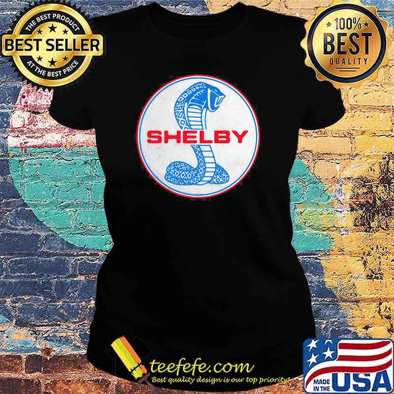 Shelby Blue And Red Logo Shirt Ladies tee Shelby Blue And Red Logo Shirt Ladies tee