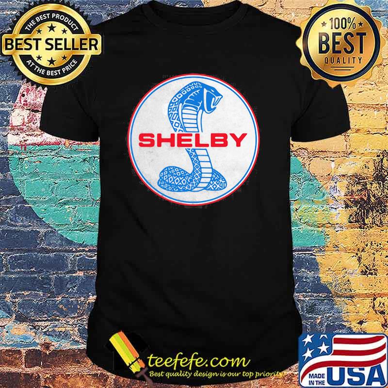Shelby Blue And Red Logo Shirt