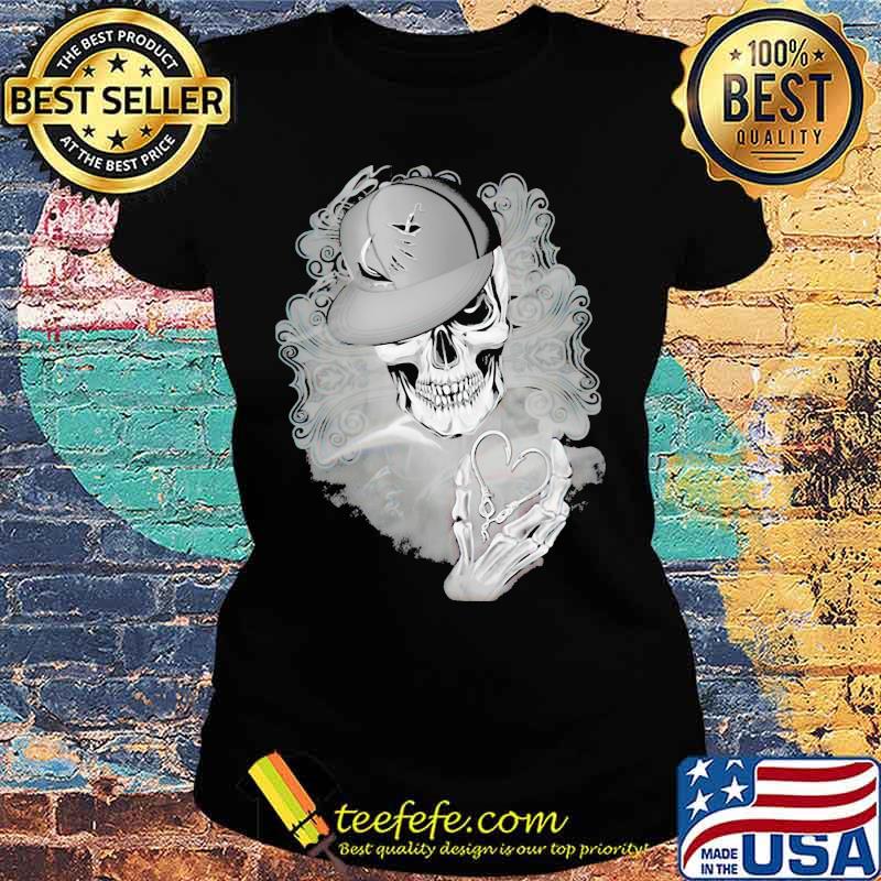 Skull Fishing Shirt Ladies tee Skull Fishing Shirt Ladies tee