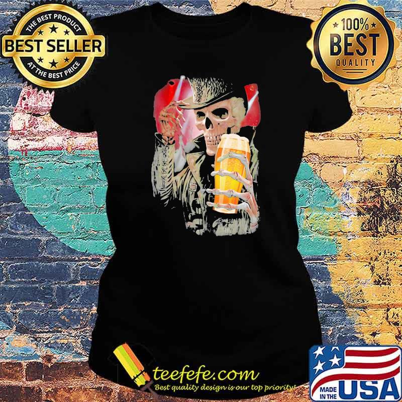 Skull Hello Darkness Beer Shirt Ladies tee Skull Hello Darkness Beer Shirt Ladies tee