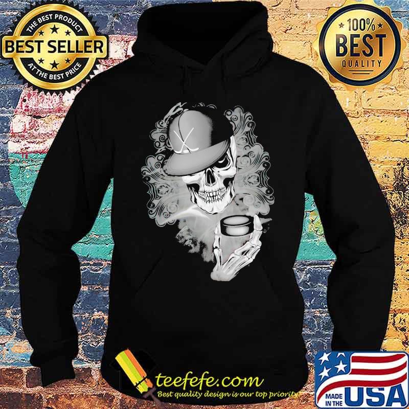 Skull Hockey Shirt Hoodie Skull Hockey Shirt Hoodie