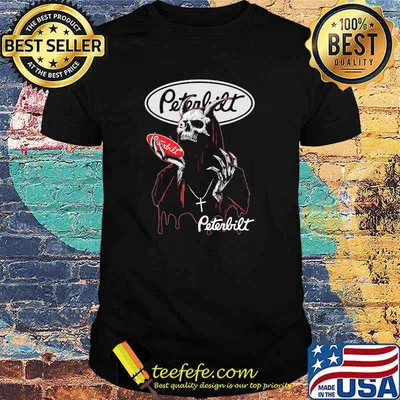 Skull Hold Peterbilt Logo Shirt