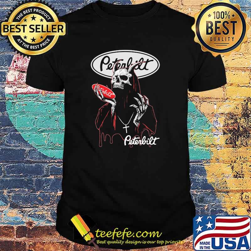 Skull Hold Peterbilt Logo Shirt Skull Hold Peterbilt Logo Shirt