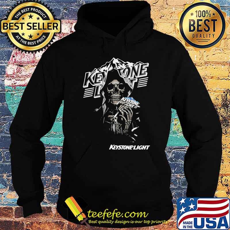 Skull Holding Keystone Light Logo Shirt Hoodie Skull Holding Keystone Light Logo Shirt Hoodie