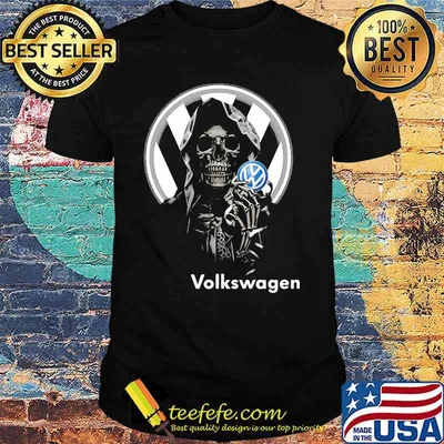 Skull Holding Volkswagen Logo Shirt