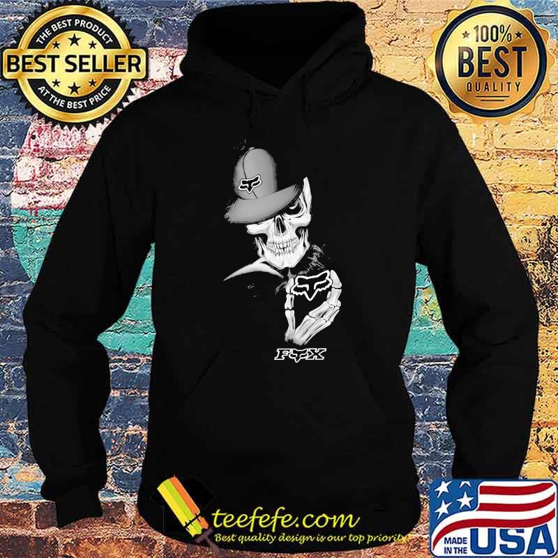Skull Wear Hat And Holding Fx Logo Shirt Hoodie Skull Wear Hat And Holding Fx Logo Shirt Hoodie