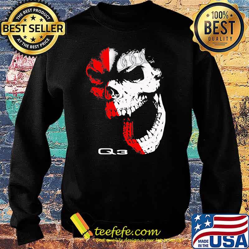 Skull With Audi Q3 Logo Shirt Sweater Skull With Audi Q3 Logo Shirt Sweater