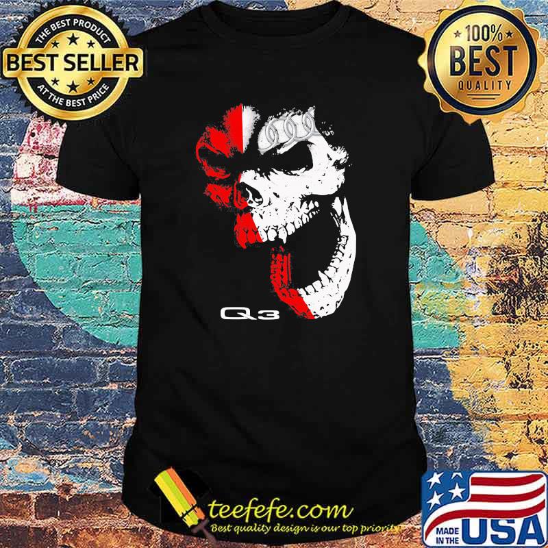 Skull With Audi Q3 Logo Shirt