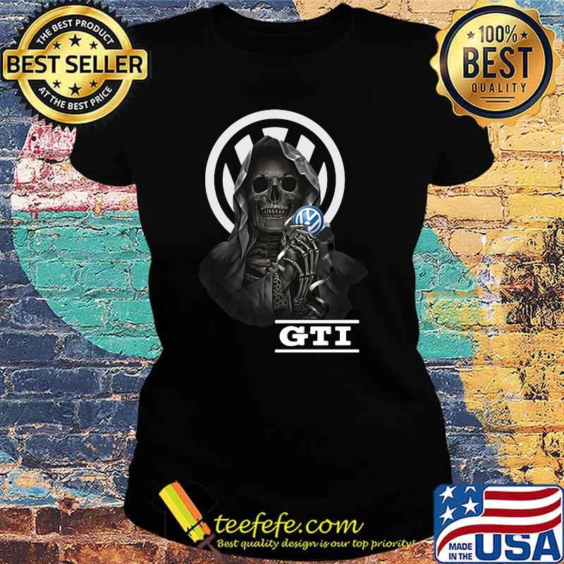 Skull With GTI Logo Shirt Ladies tee Skull With GTI Logo Shirt Ladies tee
