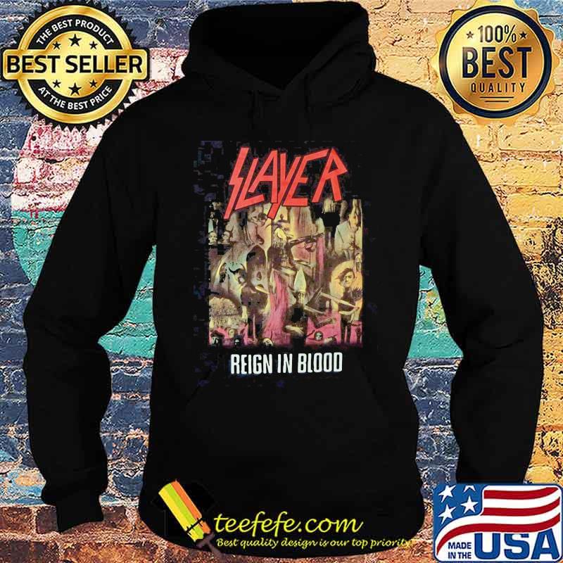 Slayer Reign In Blood Shirt Hoodie Slayer Reign In Blood Shirt Hoodie