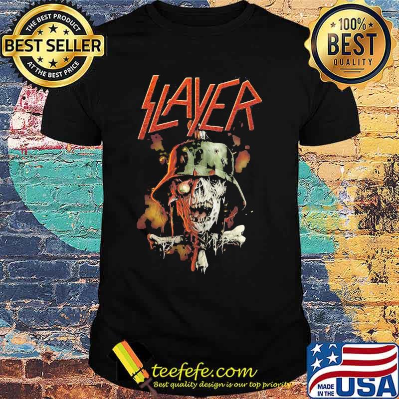 Slayer Soldier Cross Skull Shirt