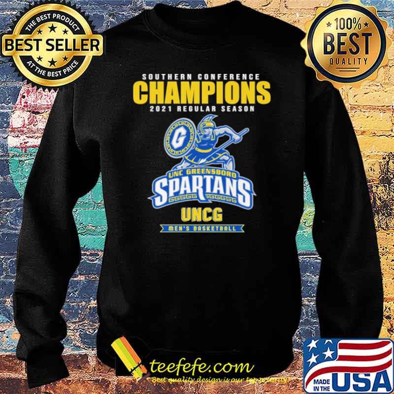 Southern Conference Champions 2021 Regular Season Unc Greensboro Spartans Men’s Basketball Shirt Sweater Southern Conference Champions 2021 Regular Season Unc Greensboro Spartans Men’s Basketball Shirt Sweater
