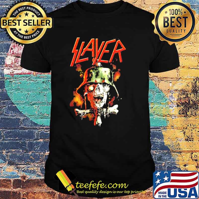 Slayer Soldier Cross Skull Shirt