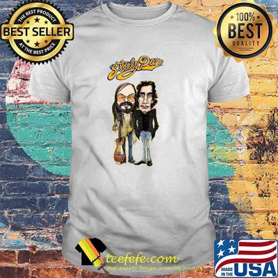 Steely Distressed Art Dan Rock Music Holiday Shirt