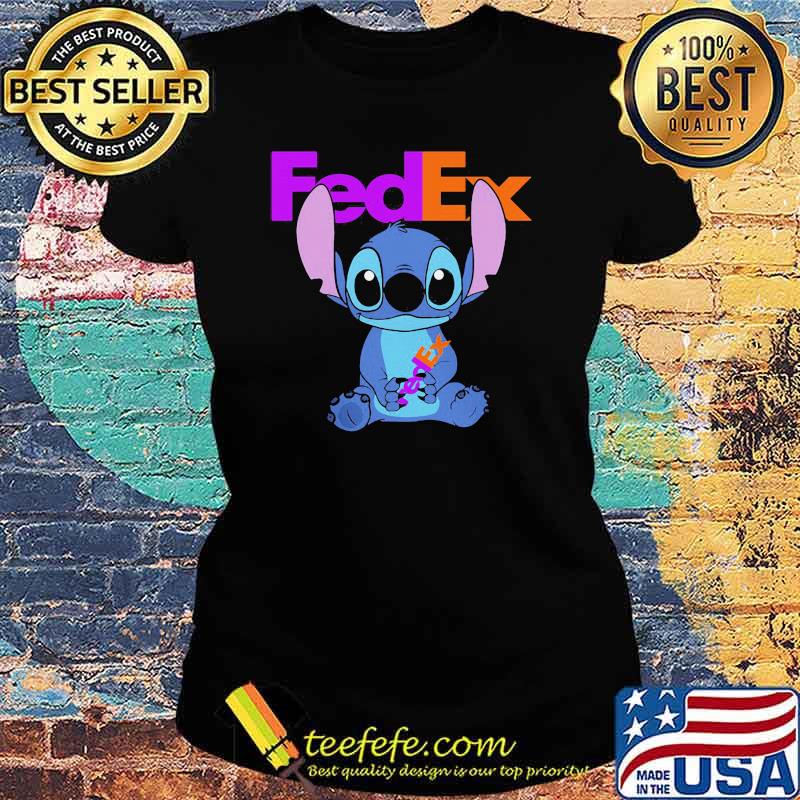 Stitch Hug Fedex Logo Shirt Ladies tee Stitch Hug Fedex Logo Shirt Ladies tee