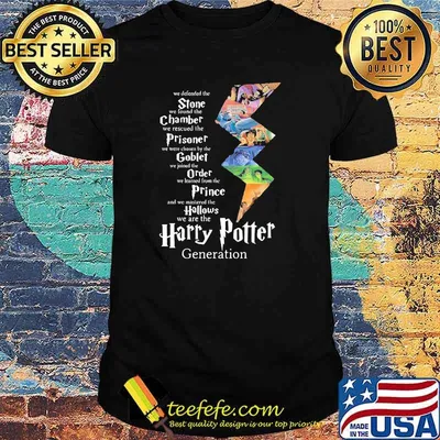 Stone Champer Prisoner Goblet Order Prince We Are The Harry Potter Generation Shirt