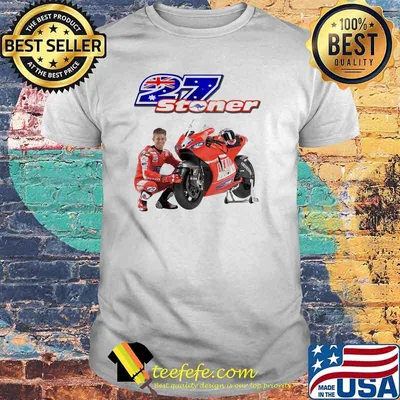 Stoner Ducati 27 Mountain Motorcycle Shirt