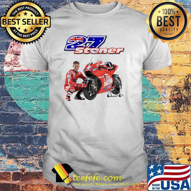 Stoner Ducati 27 Mountain Motorcycle Shirt