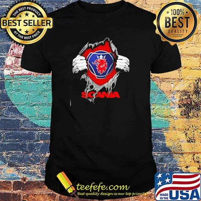 Superhero With Logo Scania Shirt