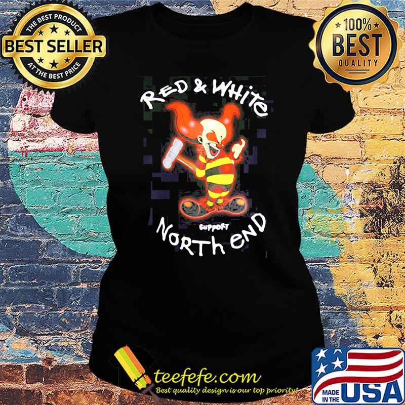 Support 81 Clown Red & White Shirt Ladies tee Support 81 Clown Red & White Shirt Ladies tee