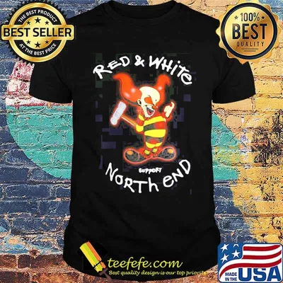Support 81 Clown Red & White Shirt