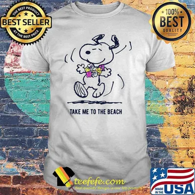 Take Me To The Beach Snoopy Shirt