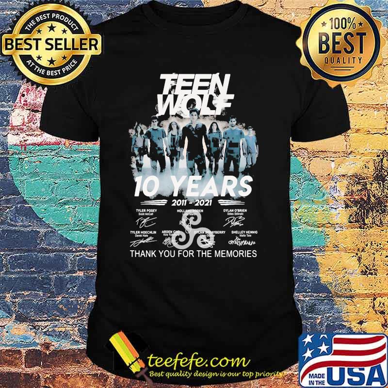 Teen Wolf 10 Years 2011 2021 Thank You For The Memoris Signature Shirt